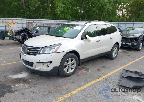2014 Chevrolet Traverse 2Lt из США, поврежденный, VIN 1GNKVHKD1EJ177366